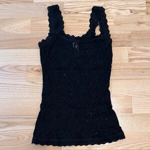 Hanky Panky Black Lace Camisole Tank